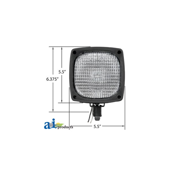 Lamp Assembly; Halogen, Flood 8" x5.3" x6"